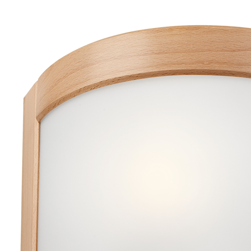 Stenska svetilka ELODIE 1xE27/60W/230V bukev