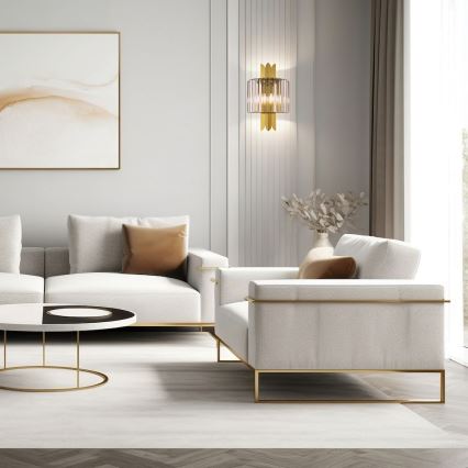 Stensko svetilo MARGOT 2xE14/40W/230V zlato