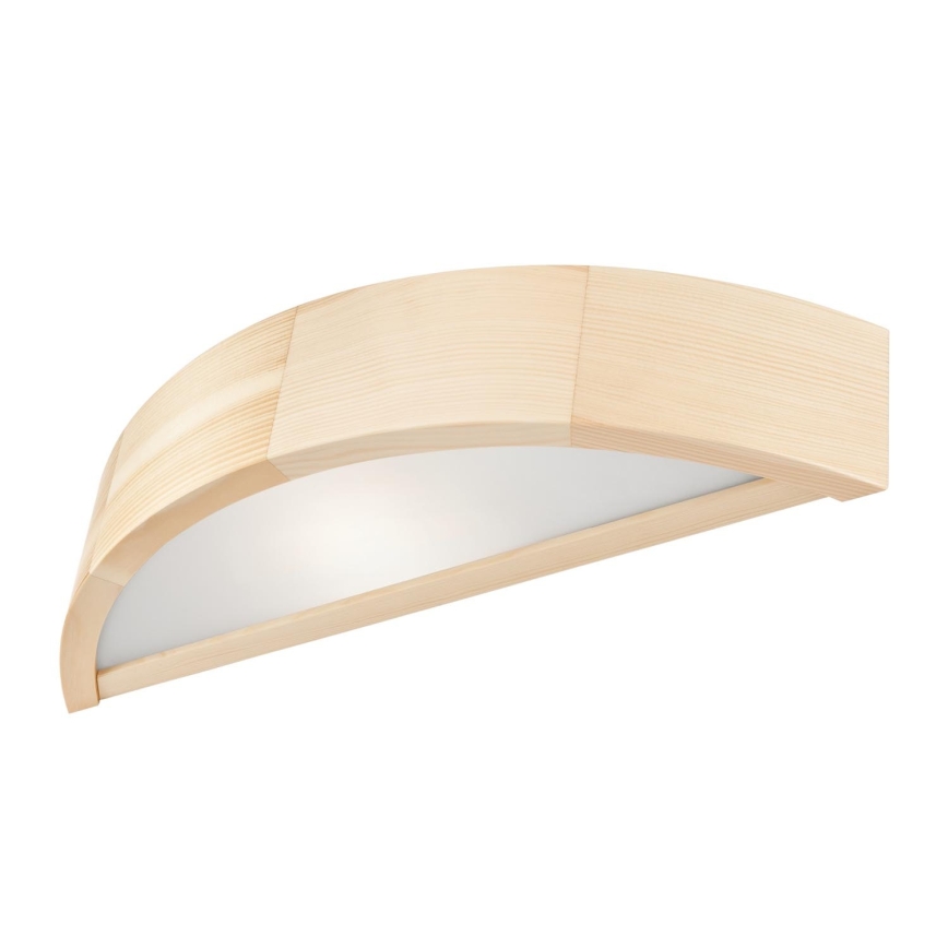 Stensko svetilo NATURAL 1xE27/60W/230V borovina/bež