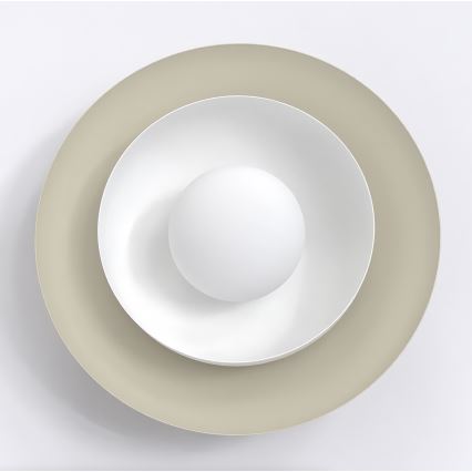 Stensko svetilo POPPI 1xG9/8W/230V bež/bela