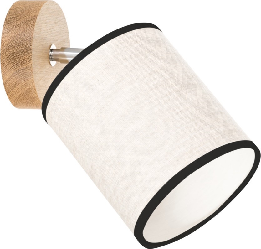 Stensko točkovno svetilo BOHO 1xE27/25W/230V hrast