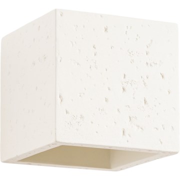 Stensko točkovno svetilo QUAD 1xG9/8W/230V beton/kremna