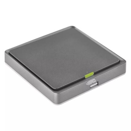 Stikalo 1-gumb GoSmart 1xCR2430 Tuya črna