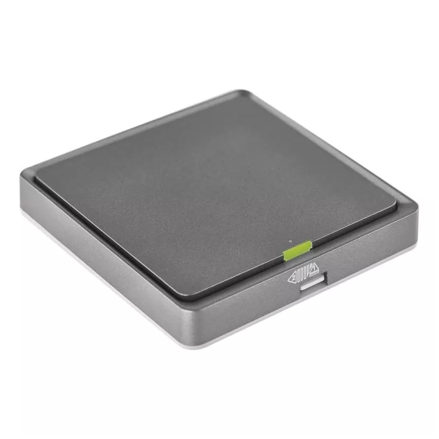 Stikalo 1-gumb GoSmart 1xCR2430 Tuya črna