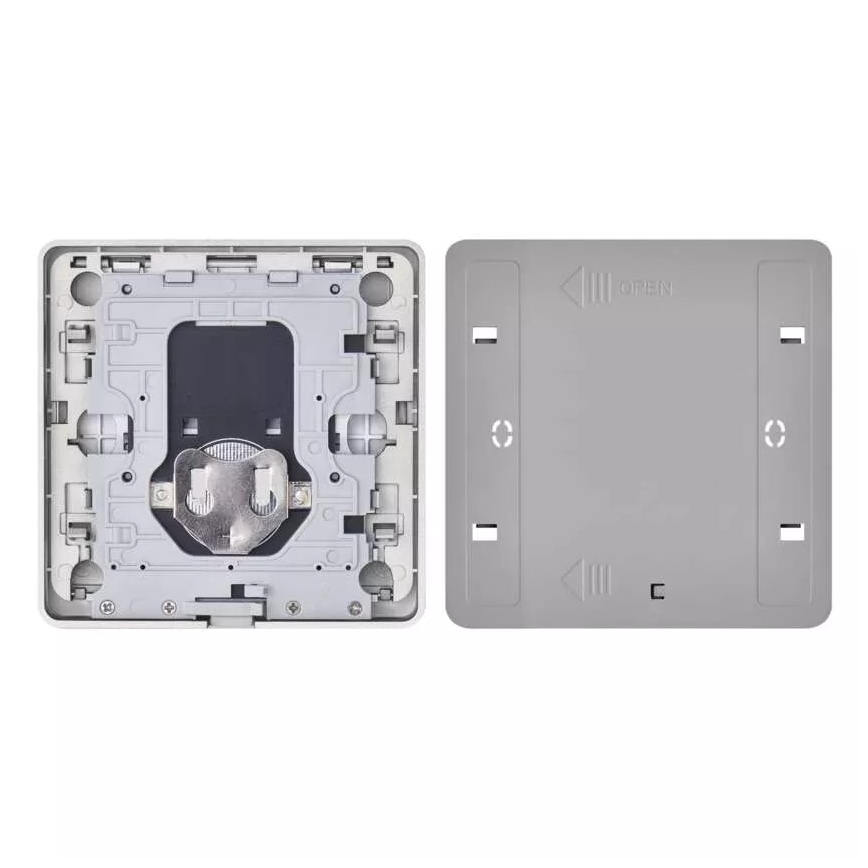 Stikalo 2-gumba GoSmart 1xCR2430 Tuya črna