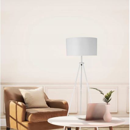 Stojalna svetilka 1xE27/40W/230V bela