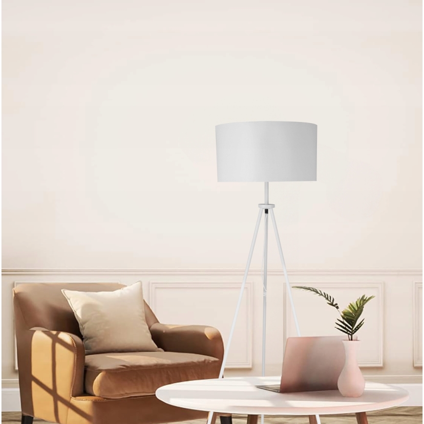 Stojalna svetilka 1xE27/40W/230V bela