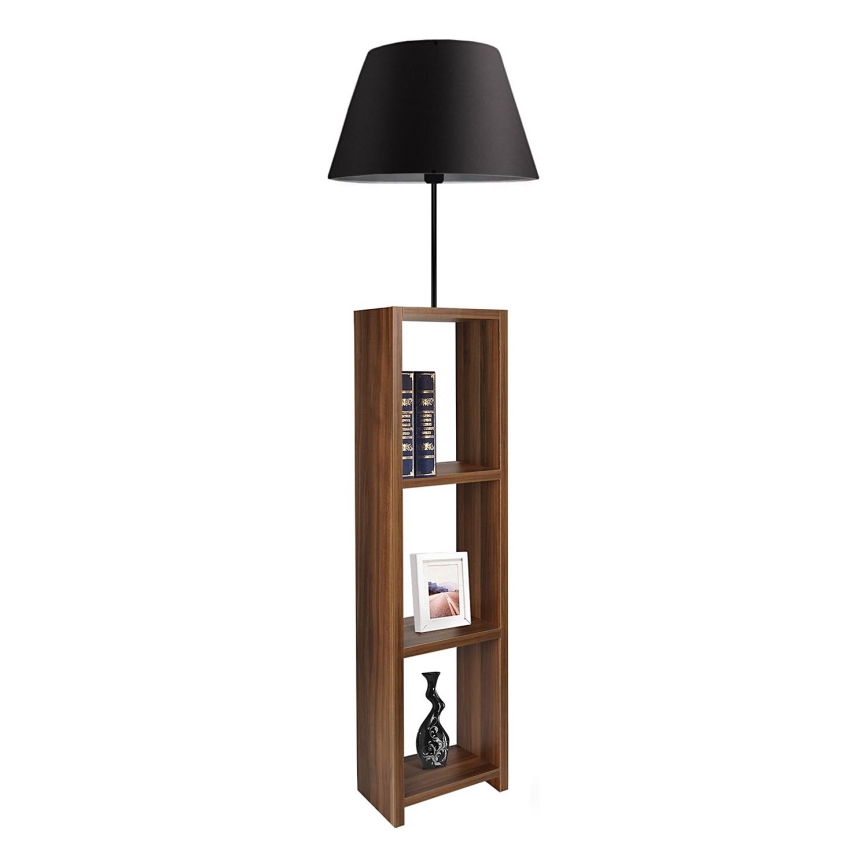 Stojalna svetilka AYD 1xE27/40W/230V rjava/črna