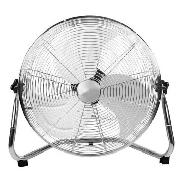 Stojalni ventilator 100 W/230 V, premer 45 cm, sijajni krom