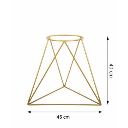 Stojalo za cvetlični lonec TRIANGL 40x45 cm zlata