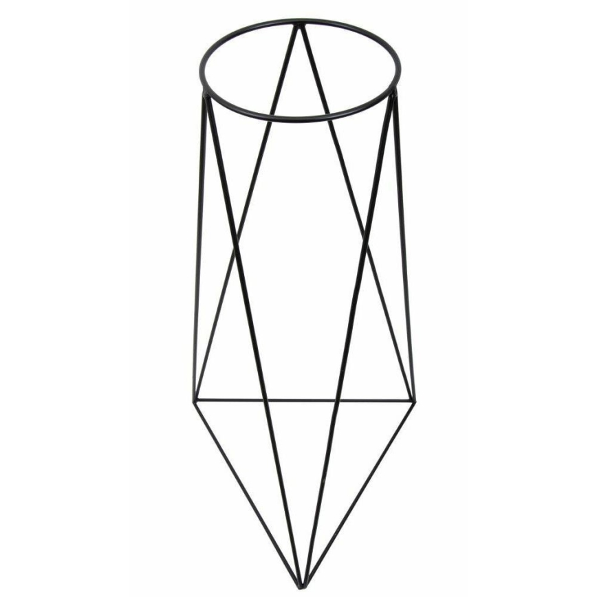 Stojalo za cvetlični lonec TRIANGL 90x50 cm črna