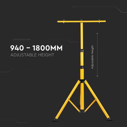 Stojalo za reflektor 180 cm rumena