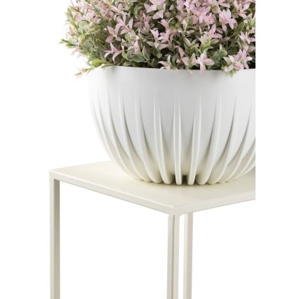 Stojalo za rože 100x24 cm krem barva