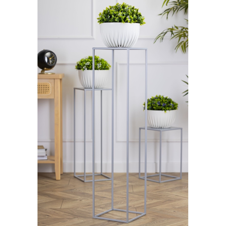Stojalo za rože 100x24 cm siva