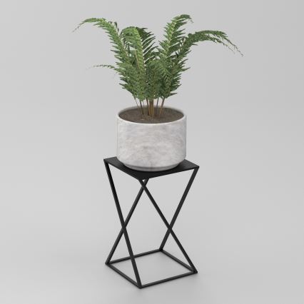 Stojalo za rože 40x24 cm črna