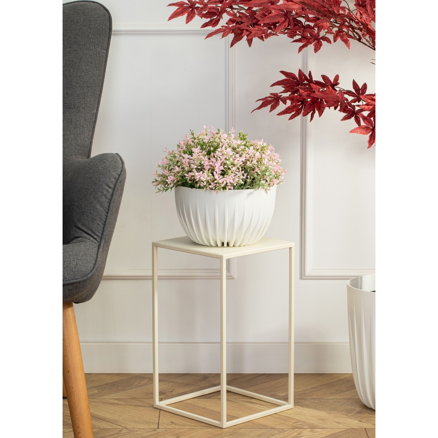 Stojalo za rože 40x24 cm krem barva