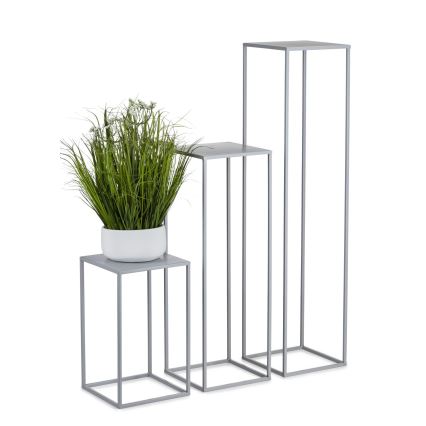 Stojalo za rože 40x24 cm siva