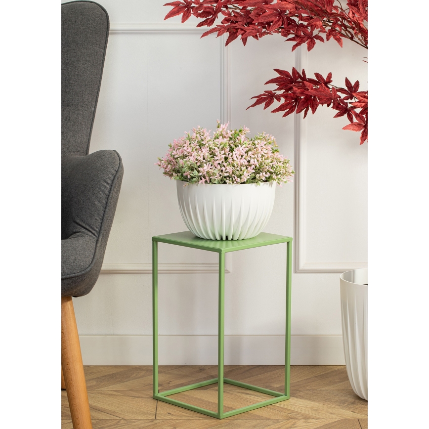 Stojalo za rože 40x24 cm temno zelena