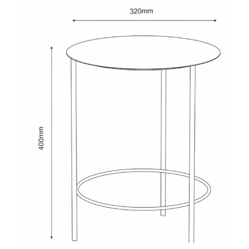 Stojalo za rože 40x32 cm črna