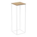 Stojalo za rože 70x24 cm bela