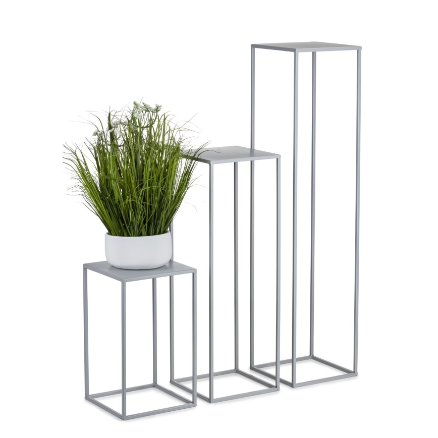 Stojalo za rože 70x24 cm siva