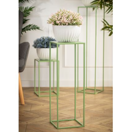 Stojalo za rože 70x24 cm temno zelena