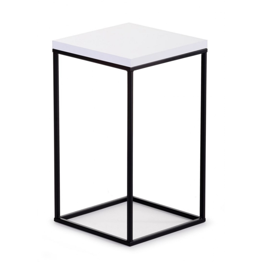 Stojalo za rože BASICLOFT 40x24 bela/črna
