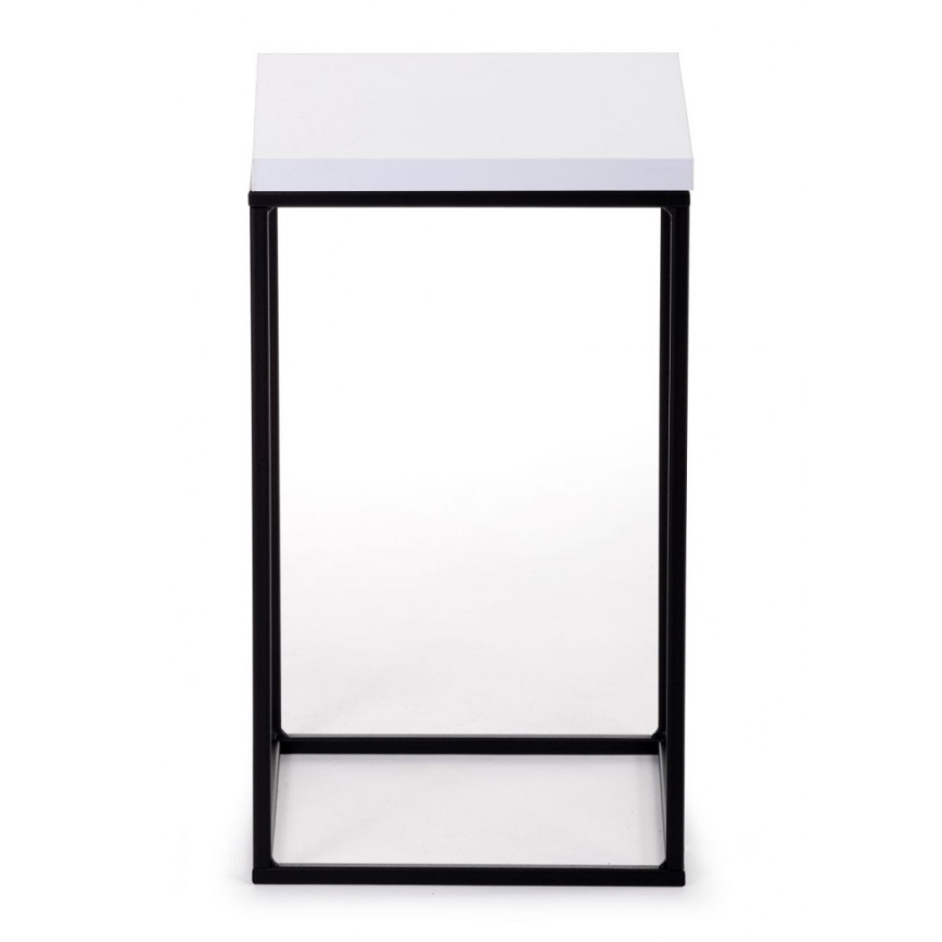 Stojalo za rože BASICLOFT 40x24 bela/črna