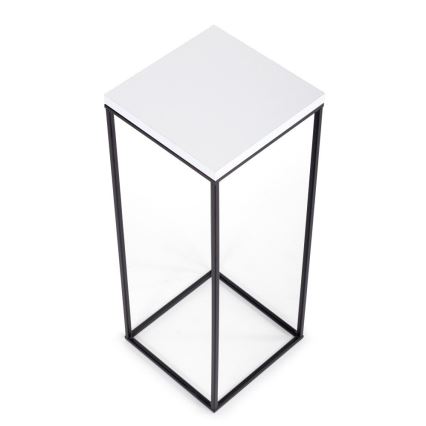 Stojalo za rože BASICLOFT 60x24 črna/bela