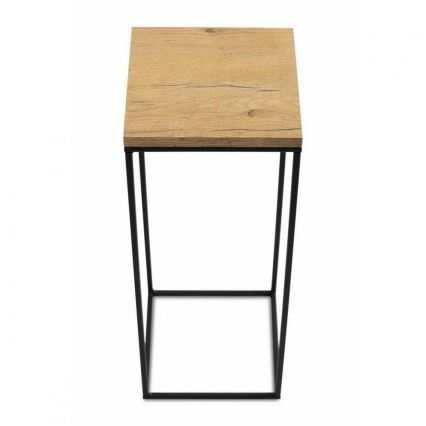 Stojalo za rože BASICLOFT 60x24 črna/rjava