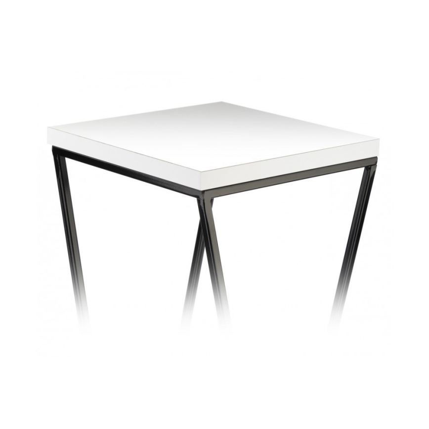 Stojalo za rože LOFT 100x24 cm črna/bela
