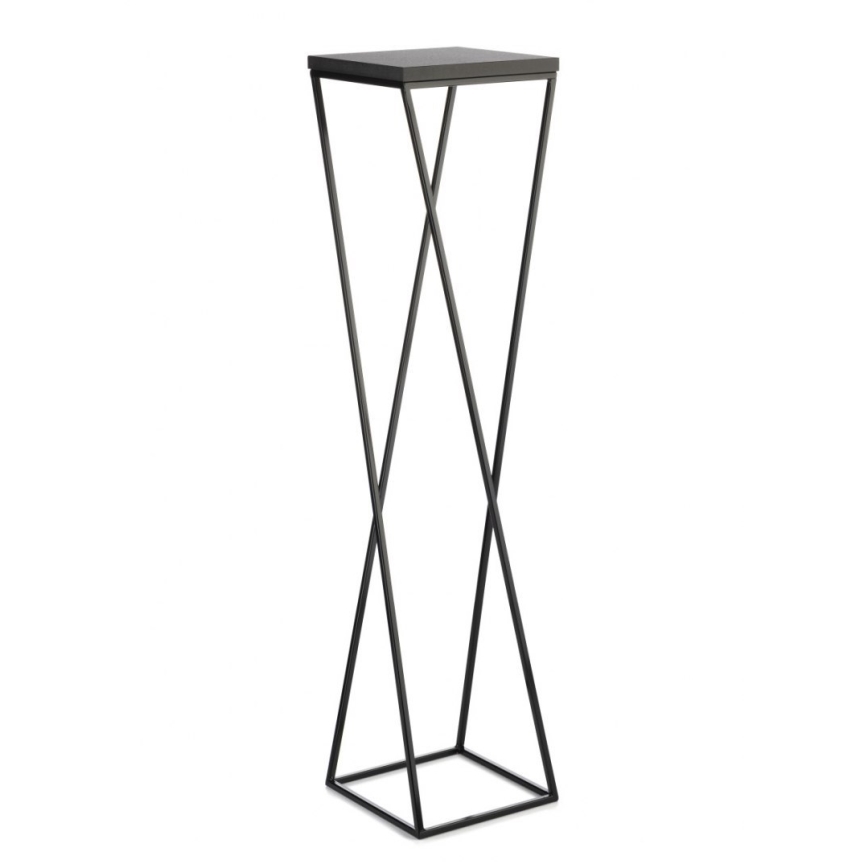 Stojalo za rože LOFT 100x24 cm črna