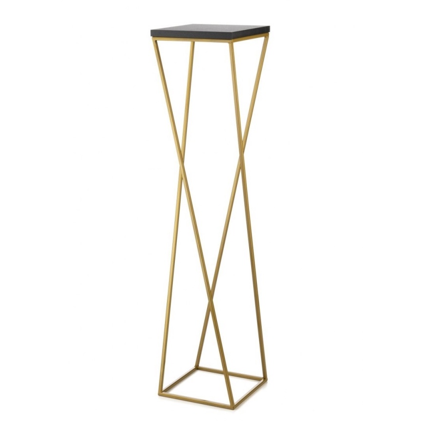 Stojalo za rože LOFT 100x24 cm zlata/črna
