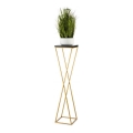 Stojalo za rože LOFT 100x24 cm zlata/črna
