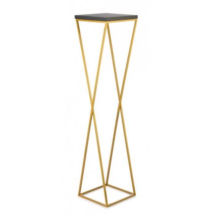 Stojalo za rože LOFT 100x24 cm zlata/črna
