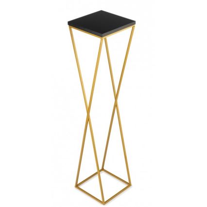 Stojalo za rože LOFT 100x24 cm zlata/črna