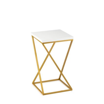 Stojalo za rože LOFT 40x24 cm zlata/bela