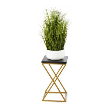 Stojalo za rože LOFT 40x24 cm zlata/črna