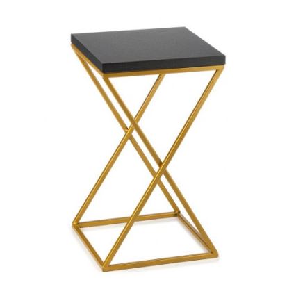 Stojalo za rože LOFT 40x24 cm zlata/črna