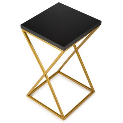 Stojalo za rože LOFT 40x24 cm zlata/črna