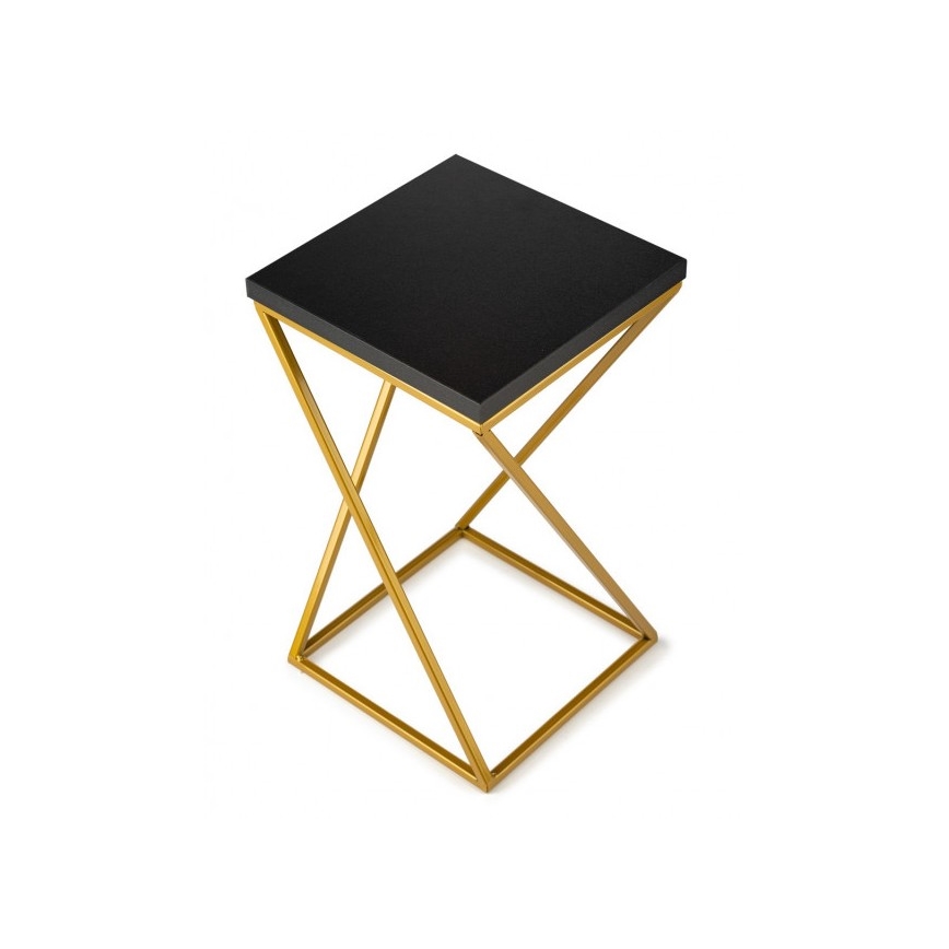 Stojalo za rože LOFT 40x24 cm zlata/črna