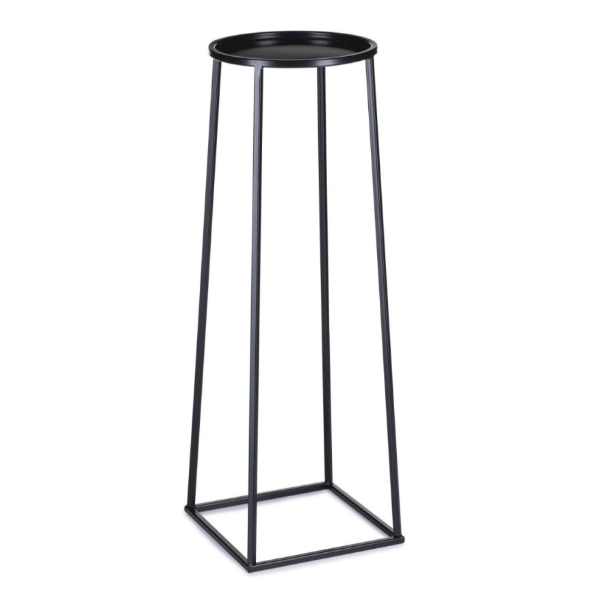Stojalo za rože LOFT 70x24 cm črna