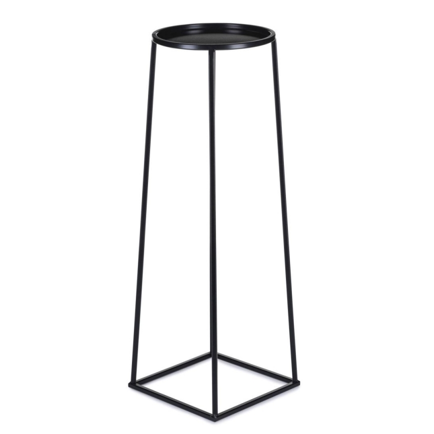 Stojalo za rože LOFT 70x24 cm črna