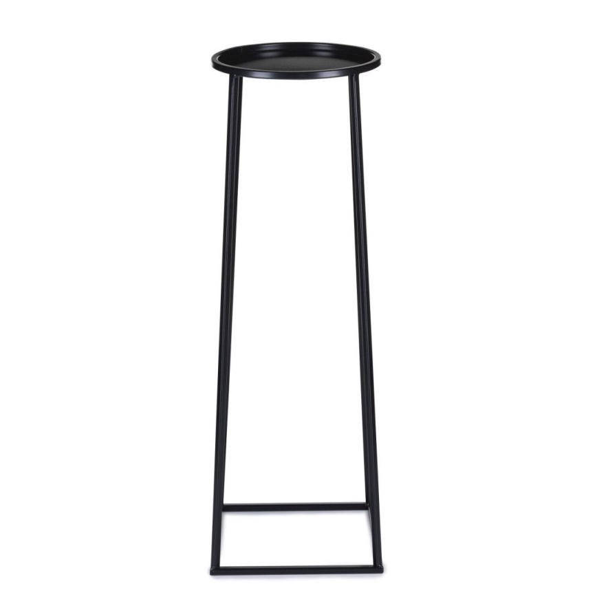 Stojalo za rože LOFT 70x24 cm črna