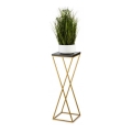 Stojalo za rože LOFT 70x24 cm zlata/črna