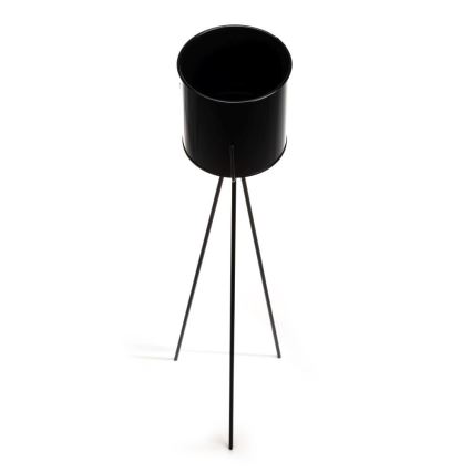 Stojalo za rože TRIPOD 110x25 cm črna