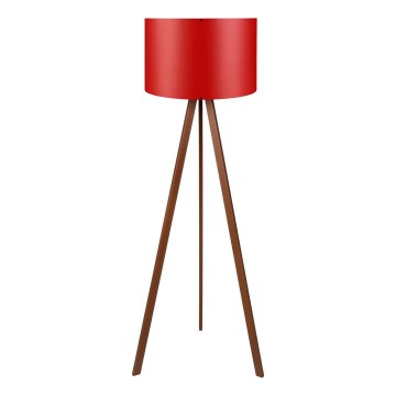 Stoječa lampa AYD 1xE27/40W/230V rdeča/rjava