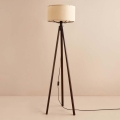 Stoječa lampa AYD 1xE27/40W/230V rjava/bež