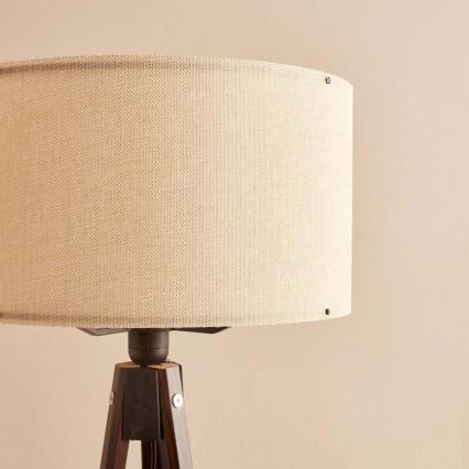 Stoječa lampa AYD 1xE27/40W/230V rjava/bež