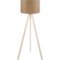Stoječa lampa AYD 1xE27/40W/230V rjava/bežna